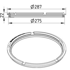 Line Drawing - Spare parts-lower part