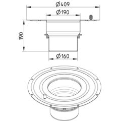 Line Drawing - Intermediate section