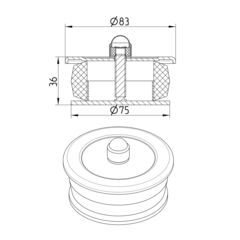 Line Drawing - Socket plug